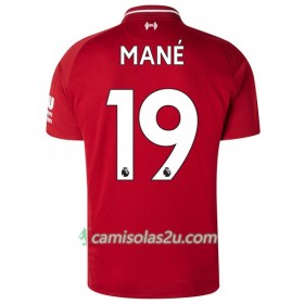 Camisolas de Futebol Liverpool Mane 19 Equipamento Principal 2018/19 Manga Curta